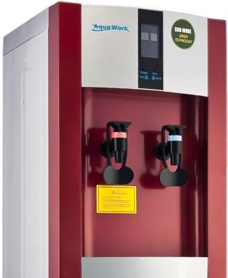 кулер для воды aqua work 16ld/en-st серебристо-красный от магазина BIORAY